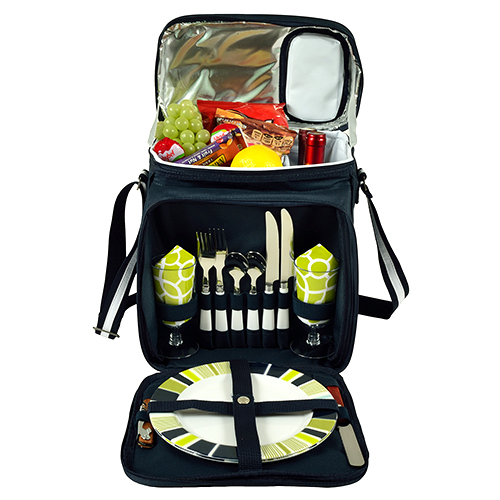Equipped Picnic Cooler for Two